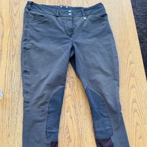 ROMFH brown breeches size 32L - Picture 2 of 3